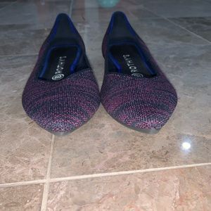 Magenta Heather Pointed Rothy’s 9